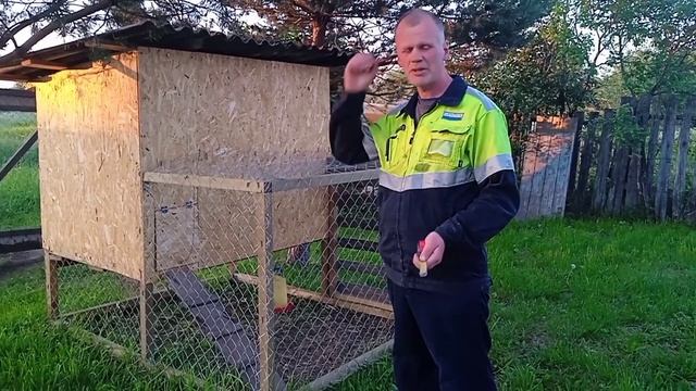 Утеплённый курятник на 5-7 кур своими руками.