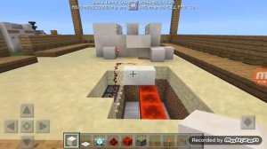 Minecraft pe [cara buat pintu laser]no mod