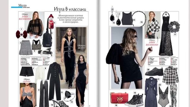 Обзор журнала Boutique Trends 3/2022/ Март 2022/ Итальянская мода. Технические рисунки крупно