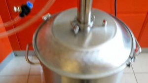 Фильм №6...Обзор дистилляции с укреплением с отбором по пару на аппарате Люкстаталь 6