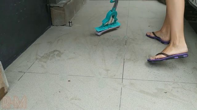 Как отмыть уличную плитку