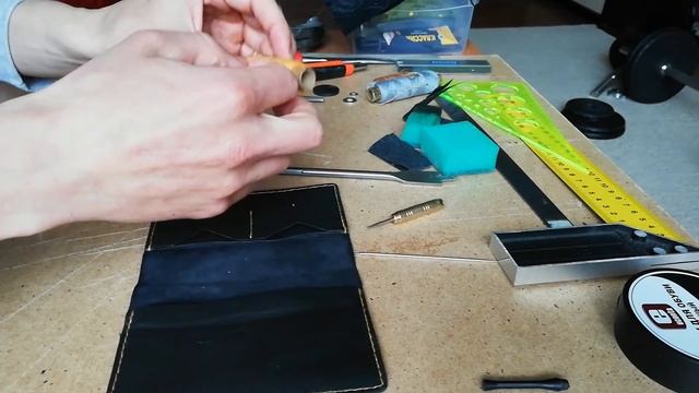 Первое изделие из кожи своими руками без специальных инструментов