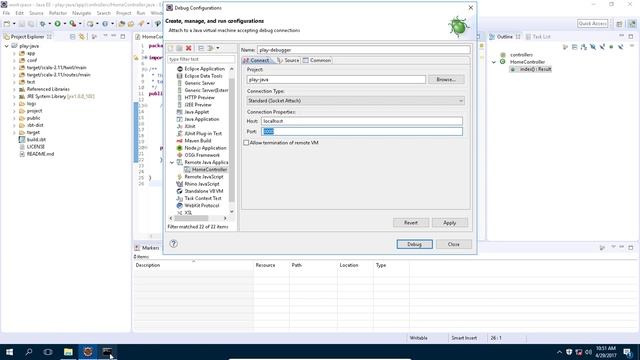 Play Framework Tutorial # 6 | Debug Play Application in Eclipse IDE смотреть онлайн