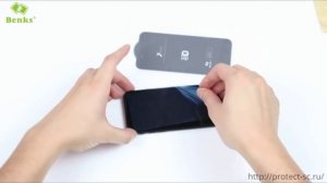 Как наклеить защитное стекло на iPhone 7?