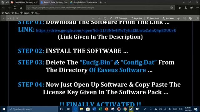 EASEUS DATA RECOVERY SOFTWARE WITH ACTIVATION KEY INSTALLATION GUIDE [GOODAM.PK] смотреть онлайн