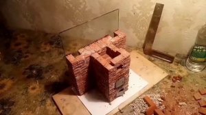 "Т" образная печь из мини кирпича с высоким КПД!