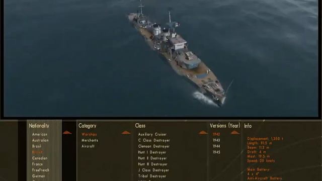 Silent Hunter 3 every warship in the game смотреть онлайн