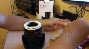 Одуванчик Лушникова на Samyang Canon EF