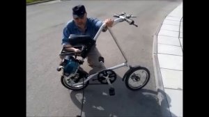 Мотовелосипед Комета с 4 тактным мотором Макита