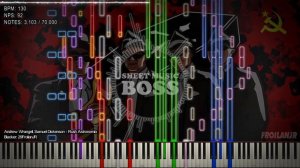 『Black MIDI / Synthesia Visual』 Andrew Wrangell, Samuel Dickenson - Rush Astronomia RIP COFFIN DANC