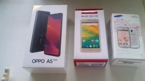 Распаковка  телефона OPPO A5. Характеристики.