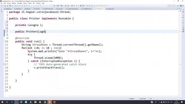 esercizio java thread e sincronizzazione смотреть онлайн