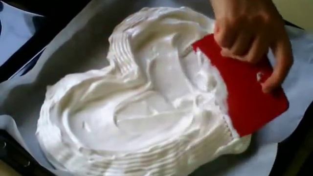 Рецепт - Торт безе с кремом и ягодами ( Торт 