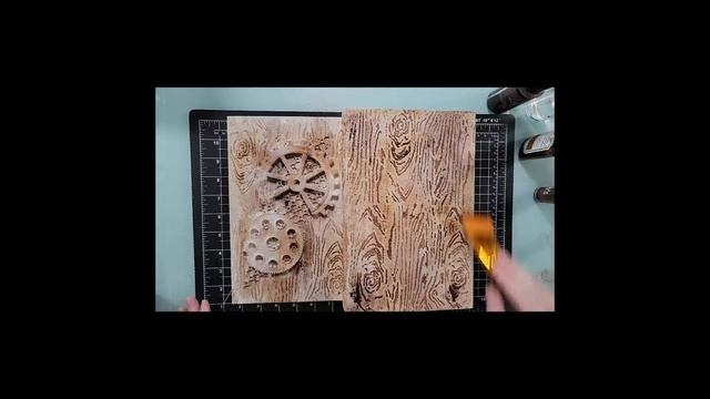 Mixed media twist on masculine treasure box. смотреть онлайн