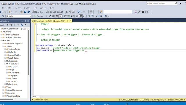 Trigger. what is trigger in sql #sql #csharp #trigger #dotnetprogramming  syntax of trigger