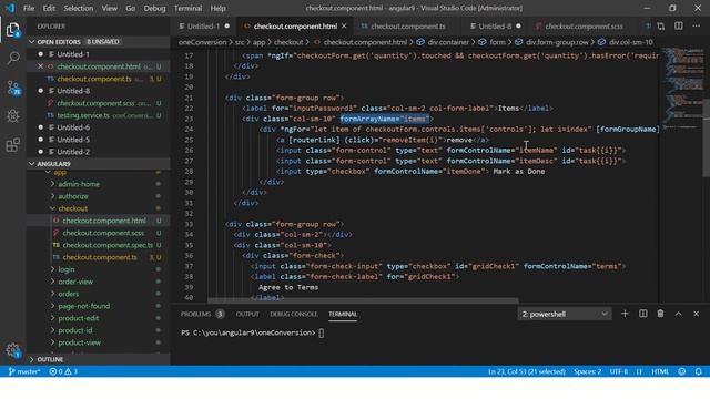 Angular 9 Tutorial For Beginners #51- Reactive Forms - Form Array смотреть онлайн