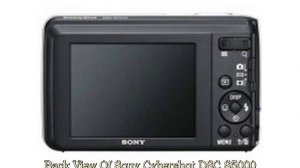 Sony Cybershot DSC S5000