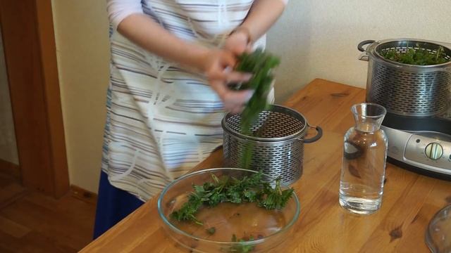 Зелёный коктейль из крапивы + тушёная крапива смотреть онлайн