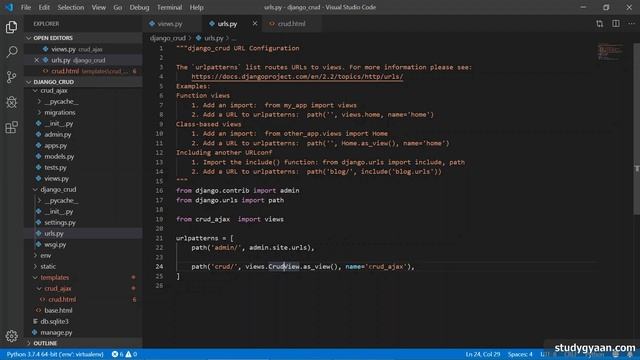 ? How To Execute CRUD Using Django Ajax and JSON