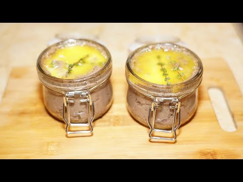 Паштет по французски из куриной печени с тимьяном.