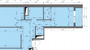 Планировка для 3-х комнатной квартиры. Будущий лофт для семьи с идеальным техническим заданием!