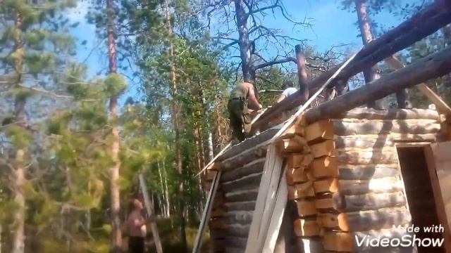 Доделка Бани!Крыша,печка,Веранда! смотреть онлайн