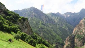 Боев Роман, 13 лет. Первый полет в Чегеме.