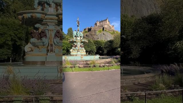 Rose Fountain Edinburgh | Edinburgh castle | Places to visit in Edinburgh | Edinburgh Scotland