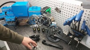 Обзор группы SHIMANO GRX трансмиссия тормоза ротора колеса