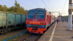 Поездка на ЭД4М 0360. Новый маршрут Санкт-Петербург Ладожский вокзал - Капитолово