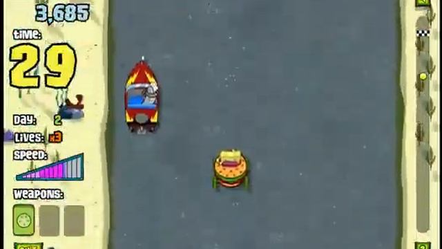 Бесплатные игры онлайн Spongebob , Спанч Боб на машине, гонки смотреть онлайн