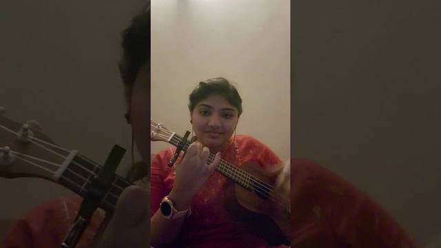 Tere Bina from Guru ukulele cover смотреть онлайн