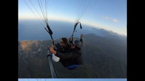 Кемер полёт на парашюте Kemer 2022 paragliding полет с горы Тахталы в Турции