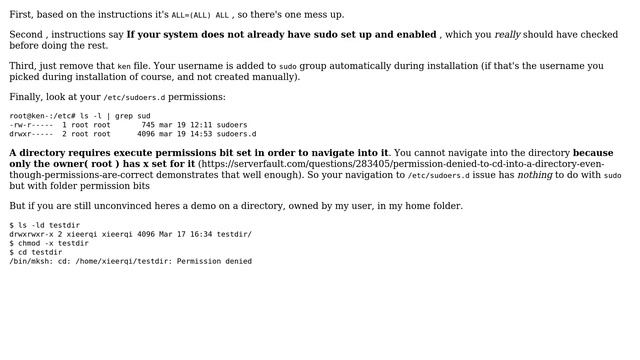 Ubuntu: Sudoers.d Permissions denied (2 Solutions!!) смотреть онлайн