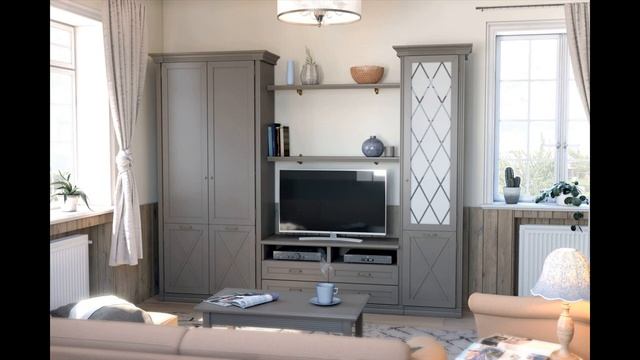Гостиная Кантри 9 купить в Москве, Спб - интернет магазин мебели Ангстрем