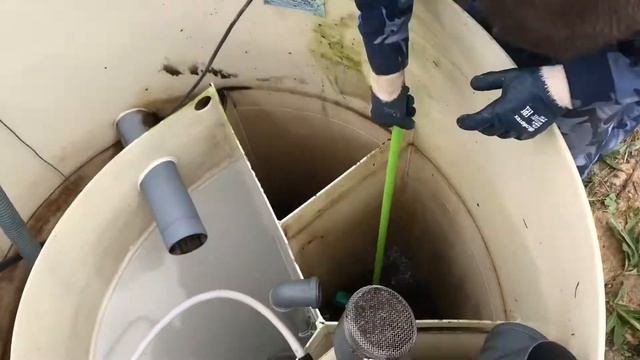 Обслуживание септика Август АТ8 своими руками | Станция биологической очистки AUGUST