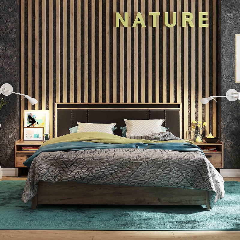 Кровать с подъемным механизмом NATURE Люкс 308