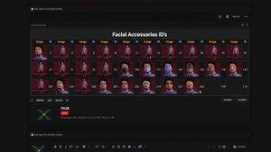 FIFA 23 | Pro Clubs | Facial Accessories ID's