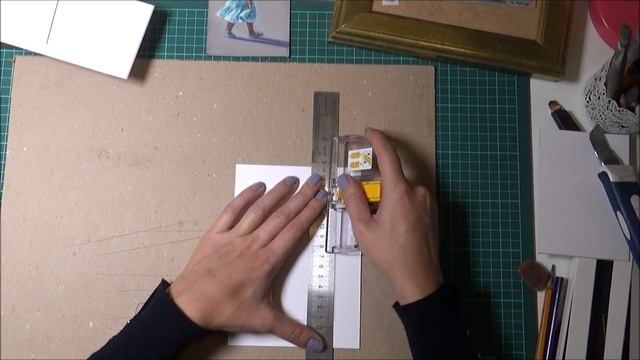Как сделать паспарту для картины!