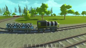 RACING & CRASHING TRAINS! - Scrap Mechanic Multiplayer Gameplay - Best Train Race Creations