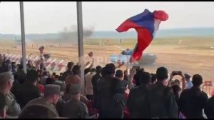 В подмосковном Алабино продолжается "Танковый биатлон"