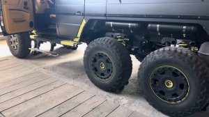 G63 6x6 как включить три моста!