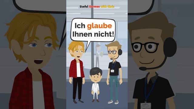 Ich glaube dir! - Deutsch lernen