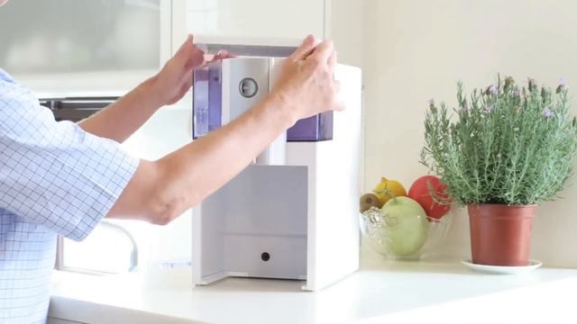 Zero Installation Purifier countertop reverse osmosis water filter demo.