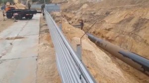 установка гильзы под землёй