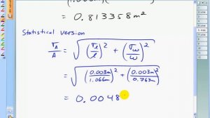 Uncertainty propagation by formula or spreadsheet