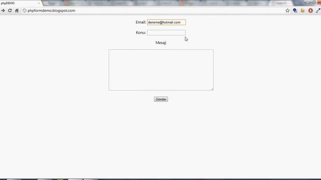 PHP Mail formu смотреть онлайн