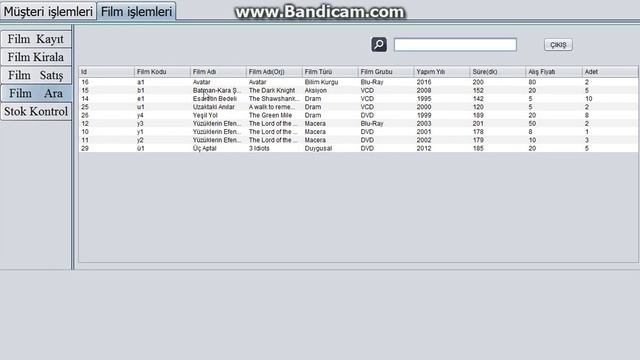 java-cd takip otomasyonu-veritabanı kullanımı (sqlite) netbeans-1 смотреть онлайн