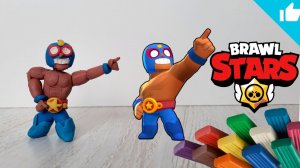 Бравл старc из пластилина / Лепка Бравл старс / brawl stars plasticine