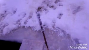 "РЫБАЛКА В КАРЕЛИИ" 30 ЯНВАРЯ 2020г. ПРОВЕРЯЕМ СЕТИ ПОСТАВЛЕННЫЕ НА СУДАКА.